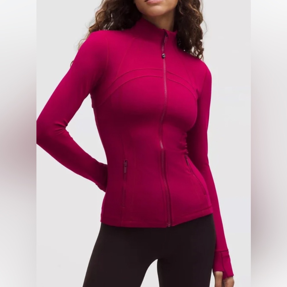 Lululemon Athletica Define Jacket Nulu color: Berry Rumble